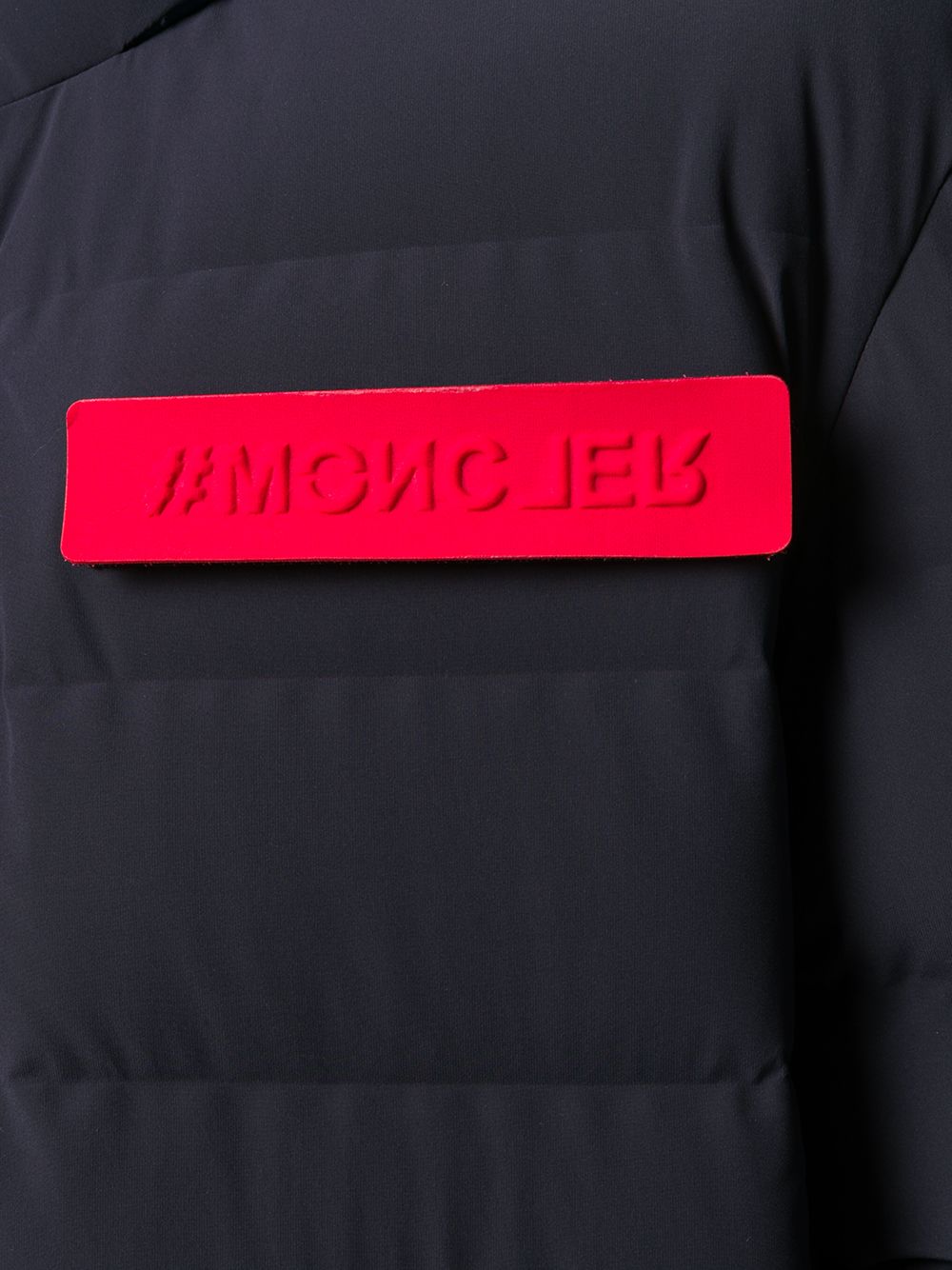 фото Moncler grenoble пуховик с логотипом