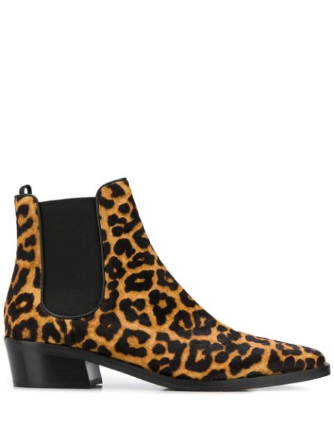 michael kors leopard boots