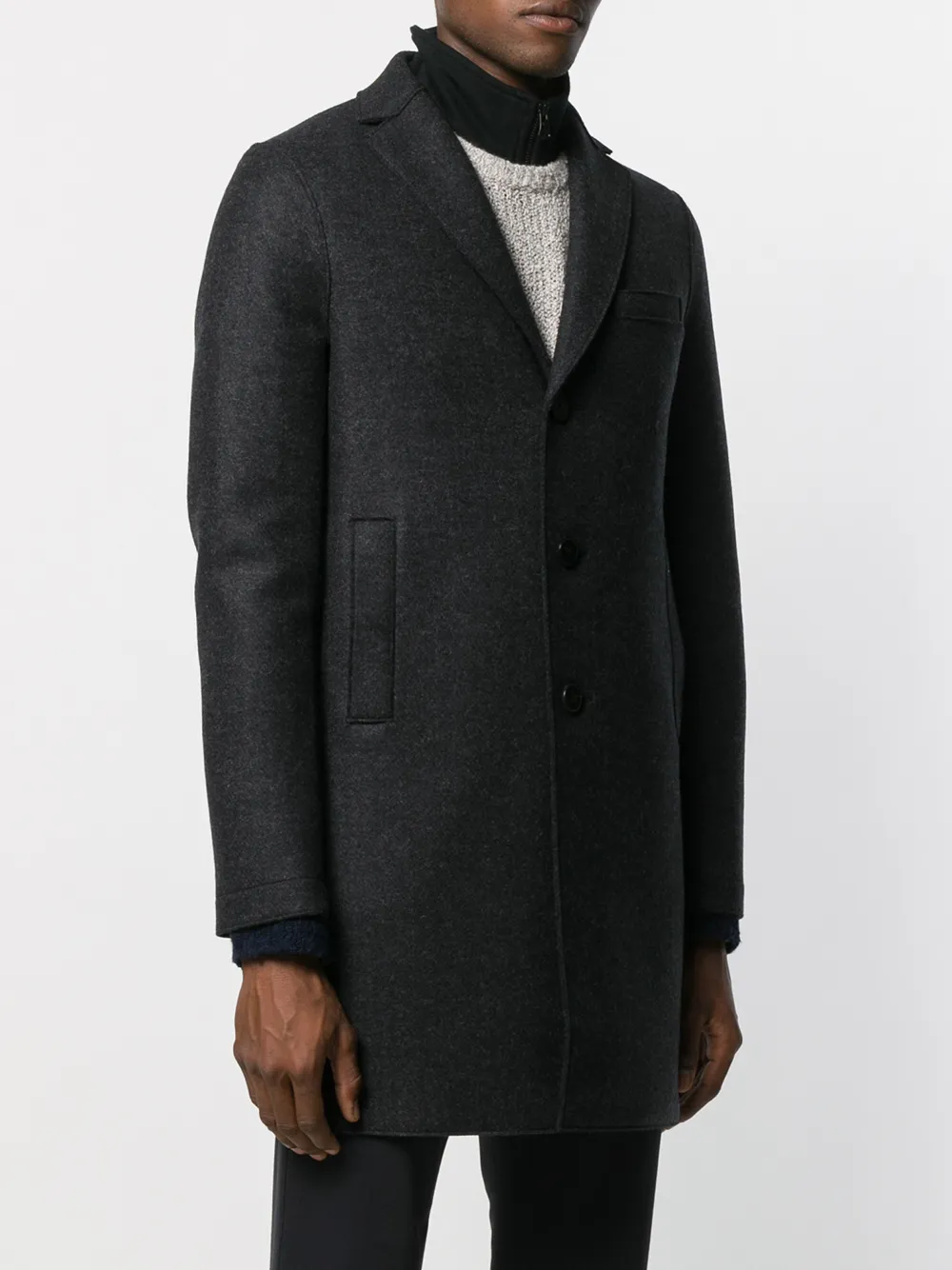 Harris Wharf London Jas in boxy-fit Grijs