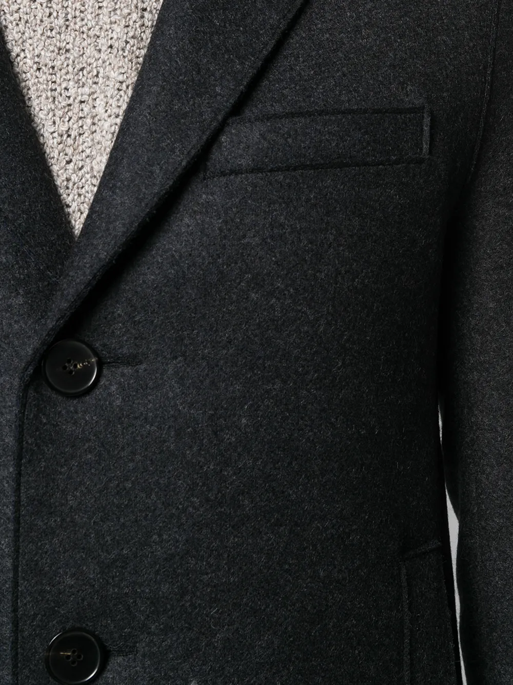 Harris Wharf London Jas in boxy-fit Grijs