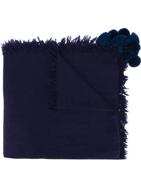 ASPESI SCHAL MIT POMPONS