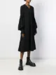 LOEWE puffy sleeves flared dress