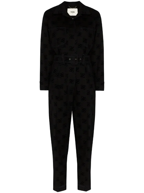fendi print jumpsuit