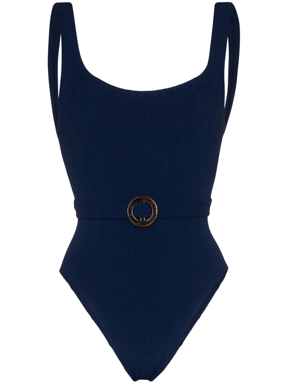 hunza g belted swimsuit
