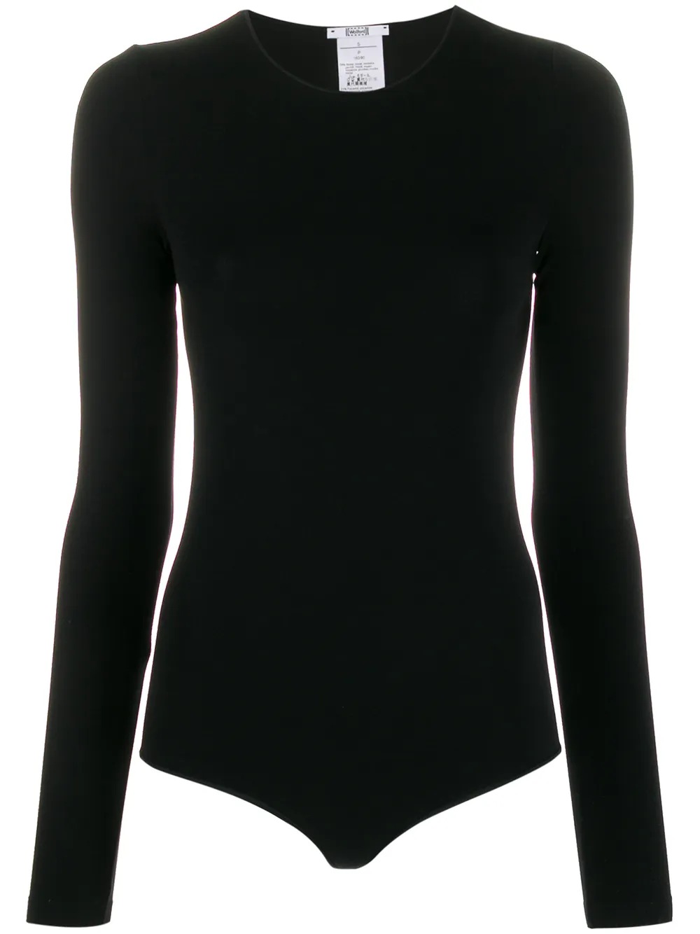 Click to view more detailed imagery on our partner's website Wolford Chicago Black Stretch-jersey Bodysuit