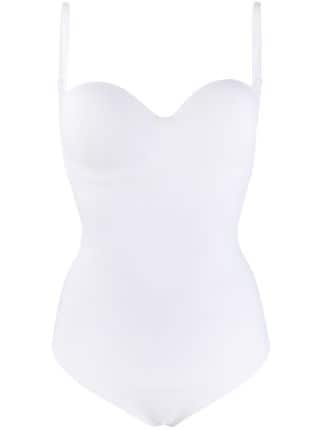 Womens Wolford white Mat de Luxe Form Bodysuit