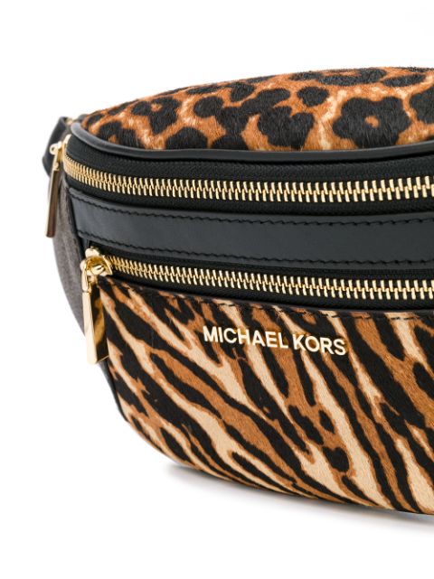 michael kors leopard fanny pack