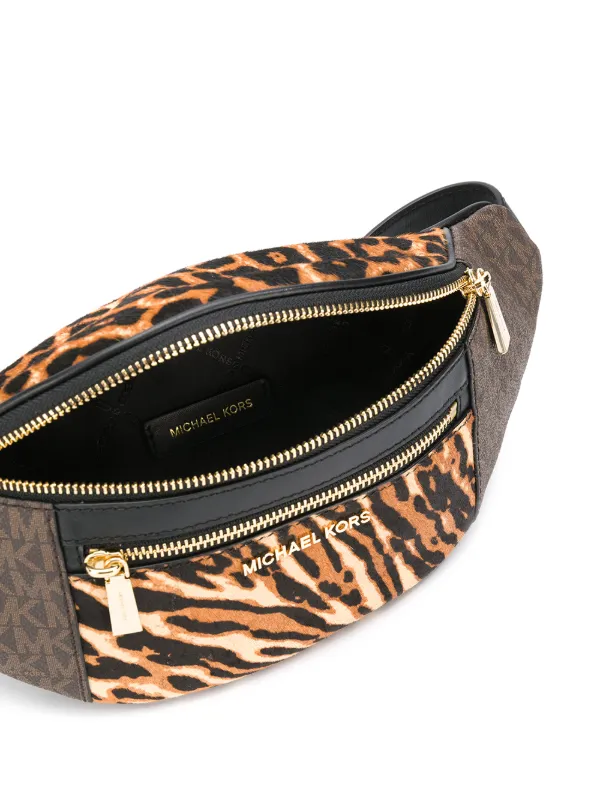 michael kors leopard fanny pack