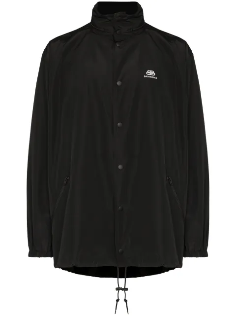 Balenciaga 로고 오버사이즈 후드 재킷