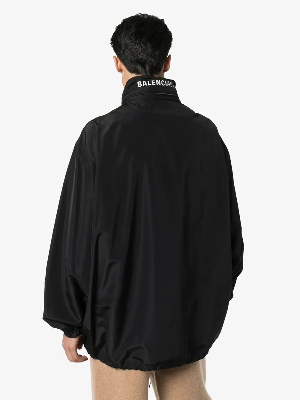 balenciaga logo超大款連帽夾克 圖 4