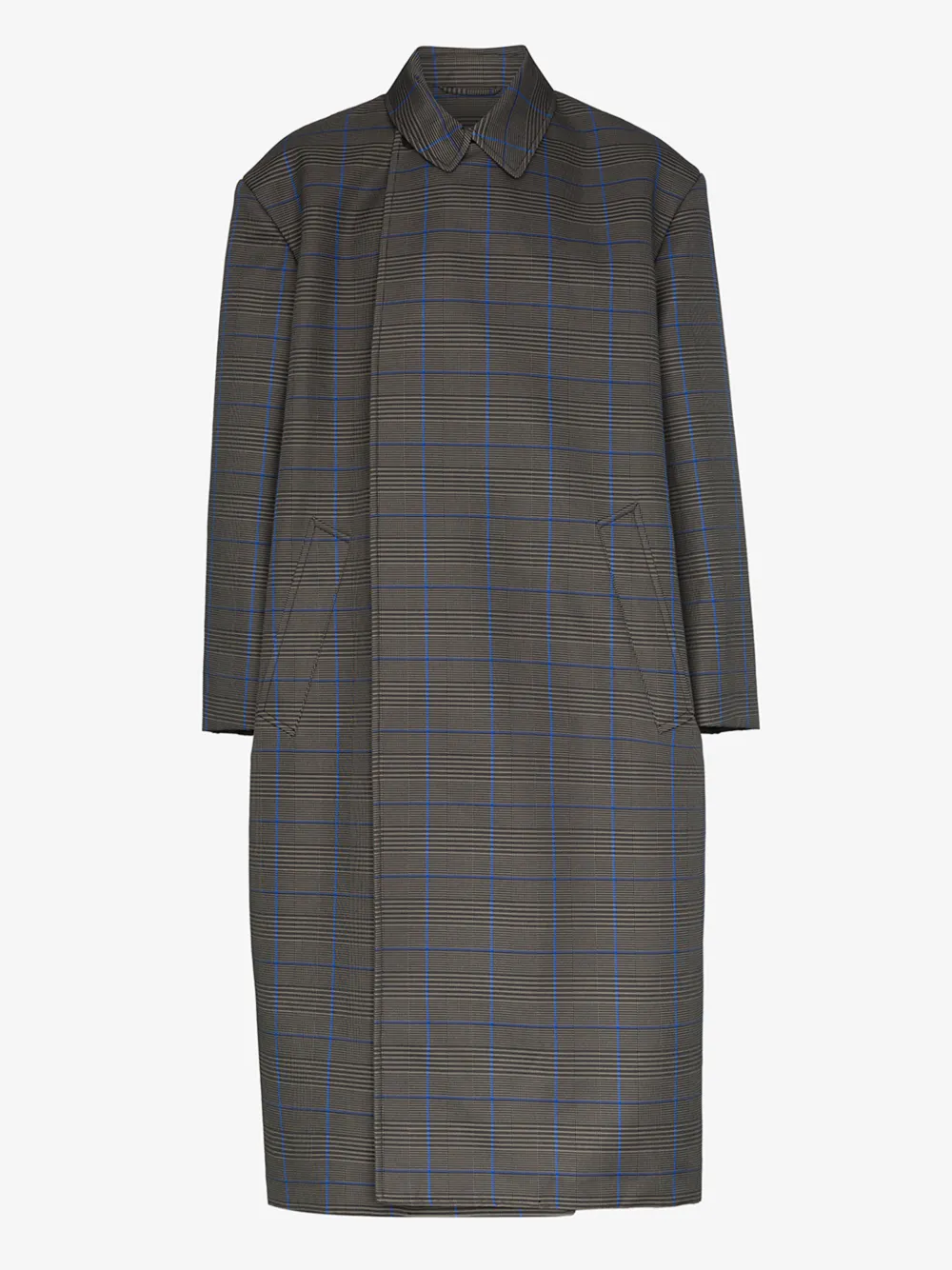 BALENCIAGA OVERSIZED CHECKED COAT,601162TGO2714590728