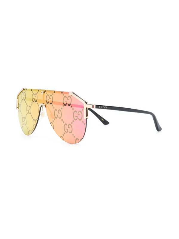 gucci monogram lens sunglasses
