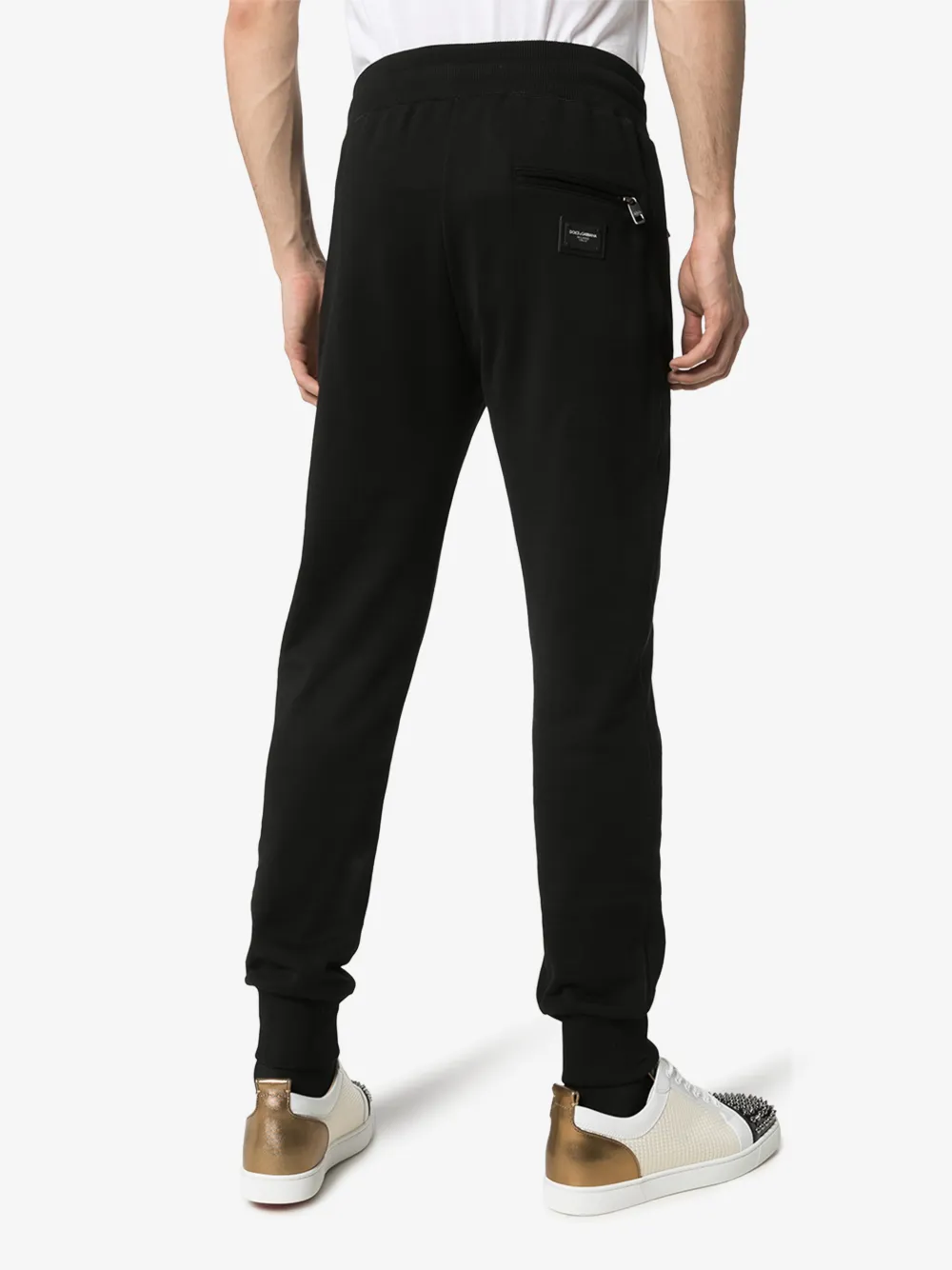 DOLCE & GABBANA DRAWSTRING COTTON SWEATPANTS,GYWDATFU7DU14590749