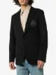 Dolce & Gabbana embroidered logo patch blazer