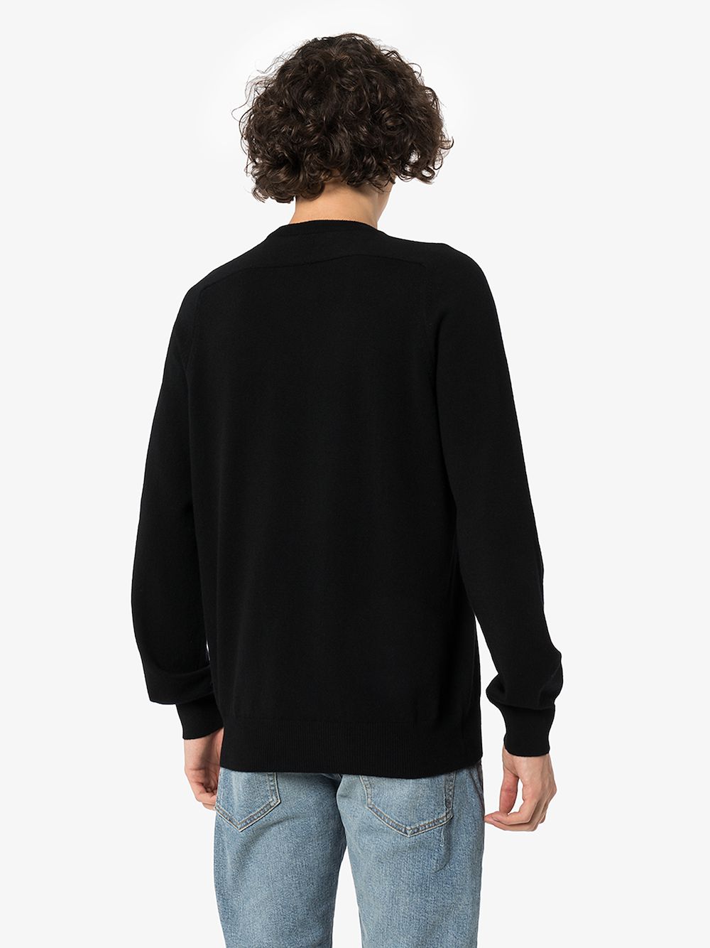 DOLCE & GABBANA DIAMOND LOGO INTARSIA CASHMERE SWEATER,GX883TJAWUK14590842
