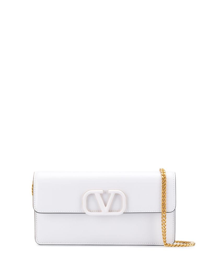 Valentino Garavani Vsling Wallet On Chain In White