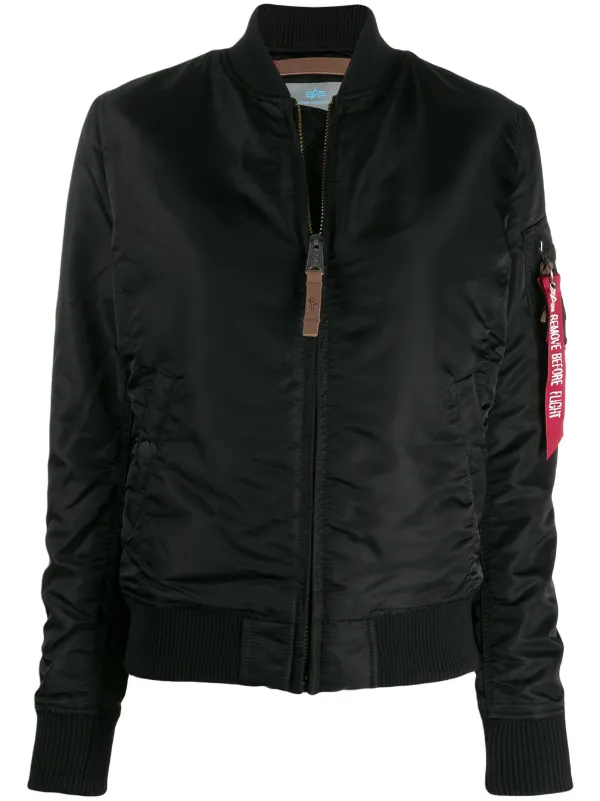 Alpha Industries フライト ジャケット | ブラック | FARFETCH JP