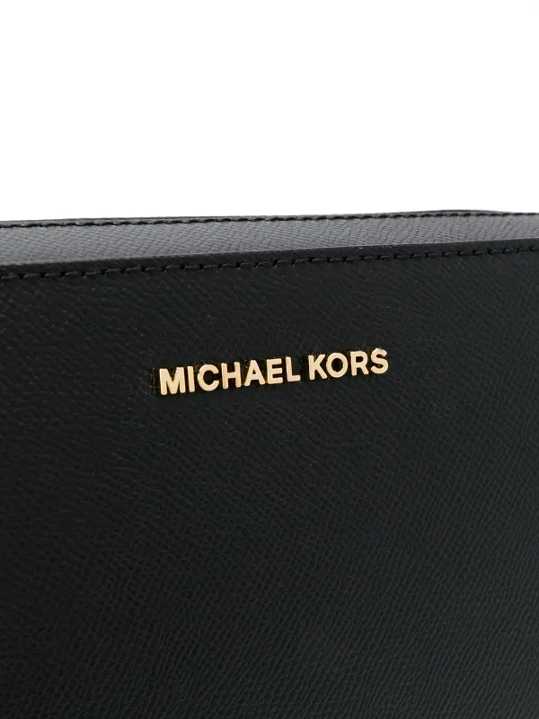 Michael Kors Jet Set Black Leather Crossbody bag 32S4GTVC3L-001 - Bags