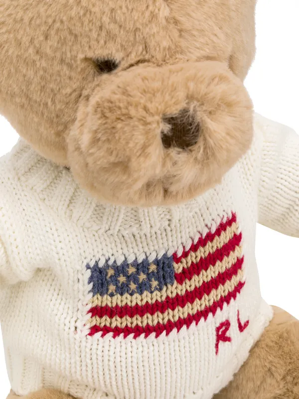 POLO RALPH LAUREN KIDS Osito De Peluche Con Suéter Marrón