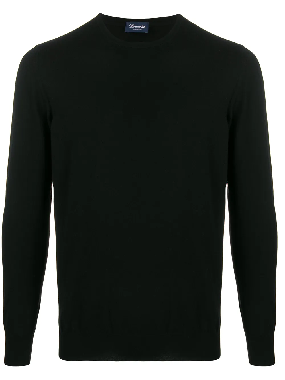 

Drumohr cashmere crew-neck jumper - Black