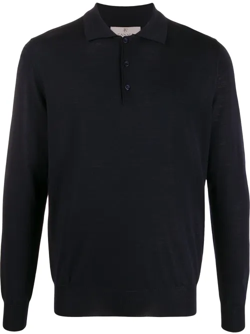 Polo en laine mérinos - Canali - Modalova