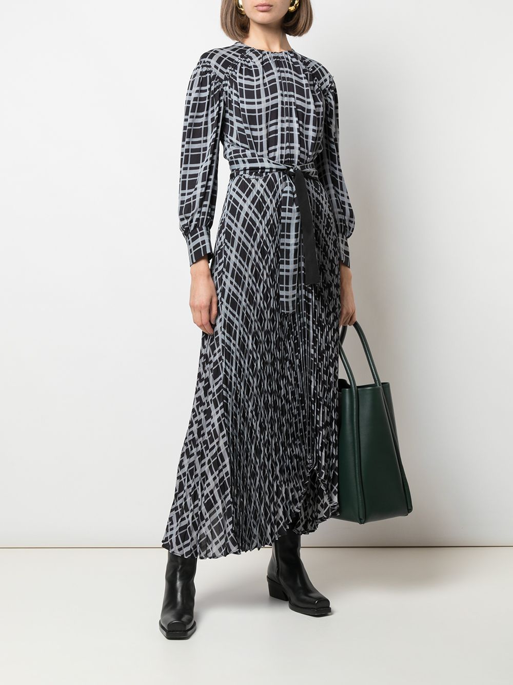 фото Proenza Schouler plaid long dress