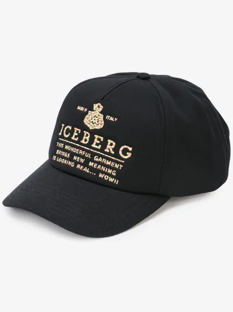 Iceberg logo baseball cap