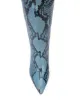 Paris Texas snakeskin effect knee length boots