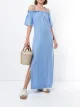 Image 2 of Venroy off-the-shoulder maxi dress