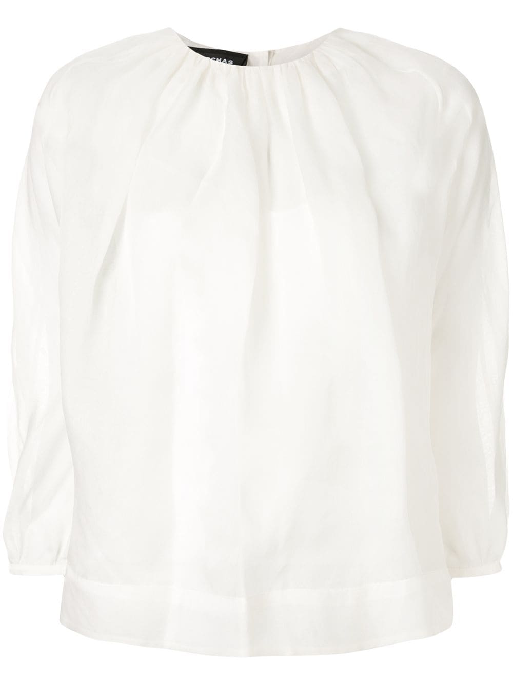 фото Rochas блузка со сборками