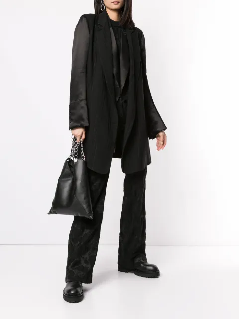 ANN DEMEULEMEESTER FLORAL JACQUARD TROUSERS