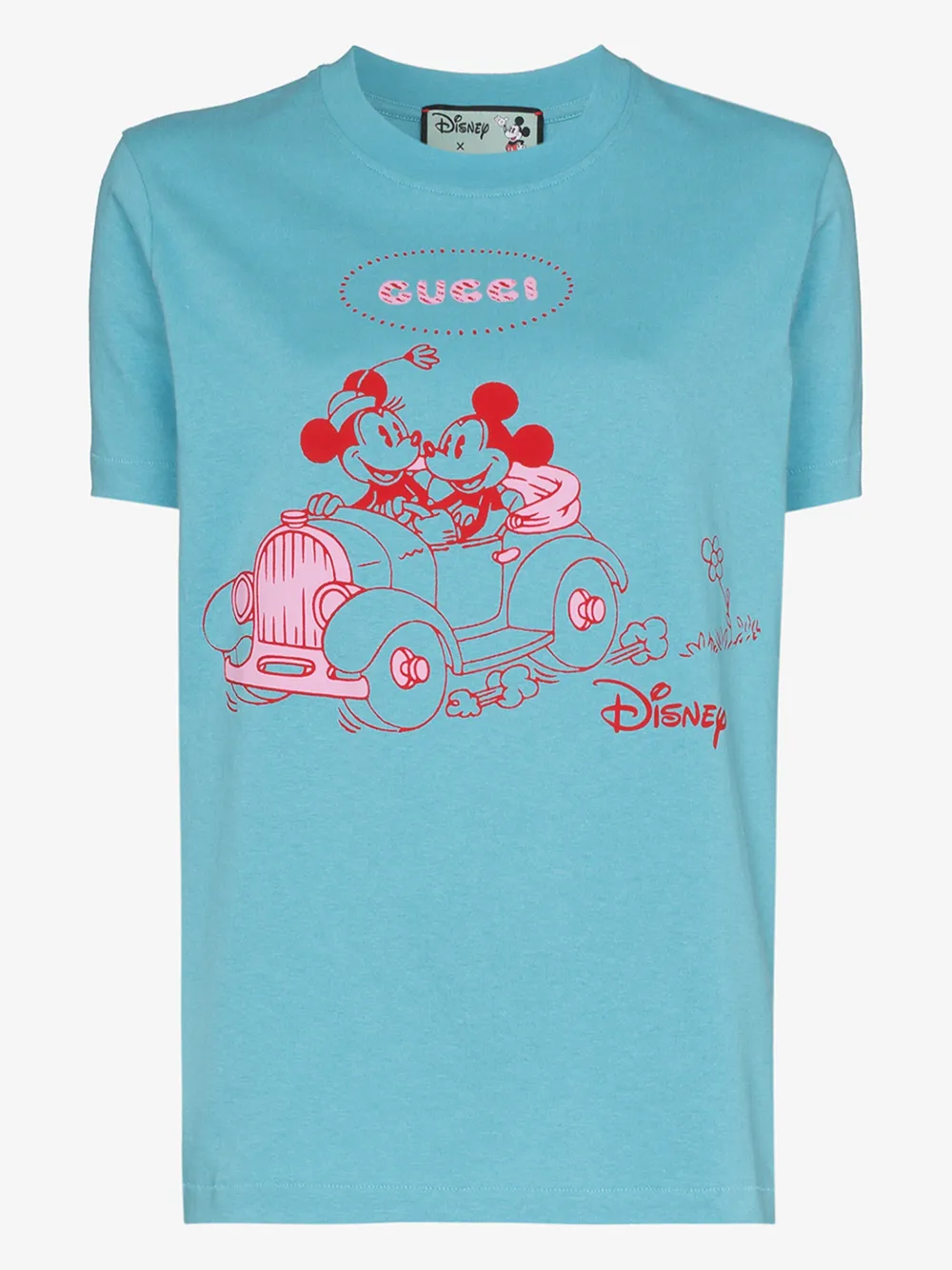 GUCCI X DISNEY MICKEY PRINT COTTON T-SHIRT,580762XJBYB14592956