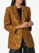Gucci floral GG Supreme logo blazer