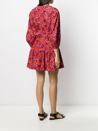 Talia Modern Hibiscus 短款连衣裙展示图
