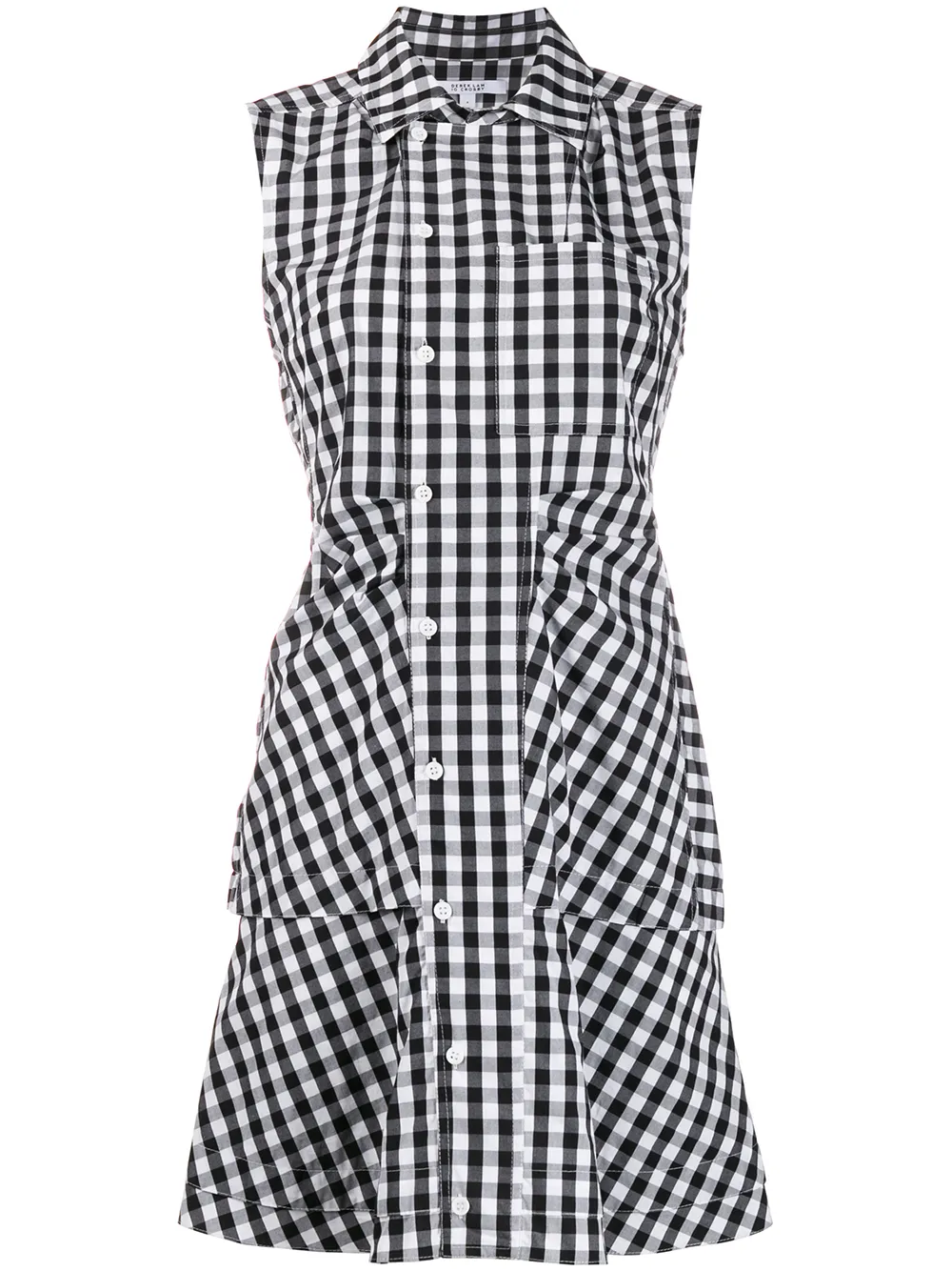 derek lam satina dress Derek Lam 10 Crosby Satina Sleeveless Shirt Dress
