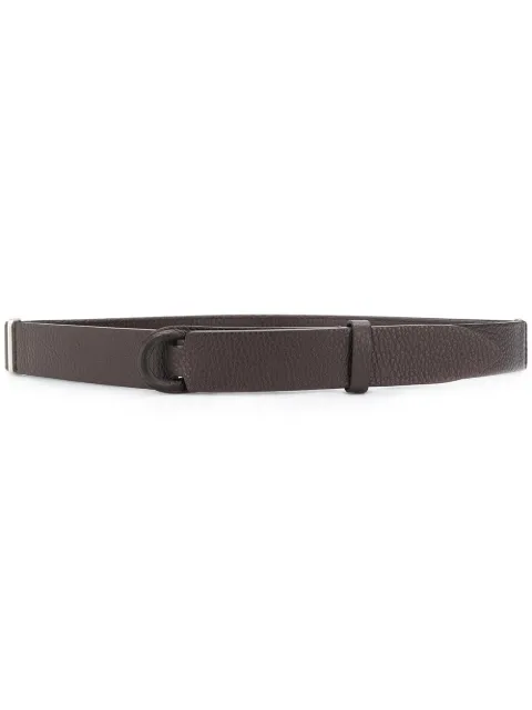 Orciani Nobuckle textured belt