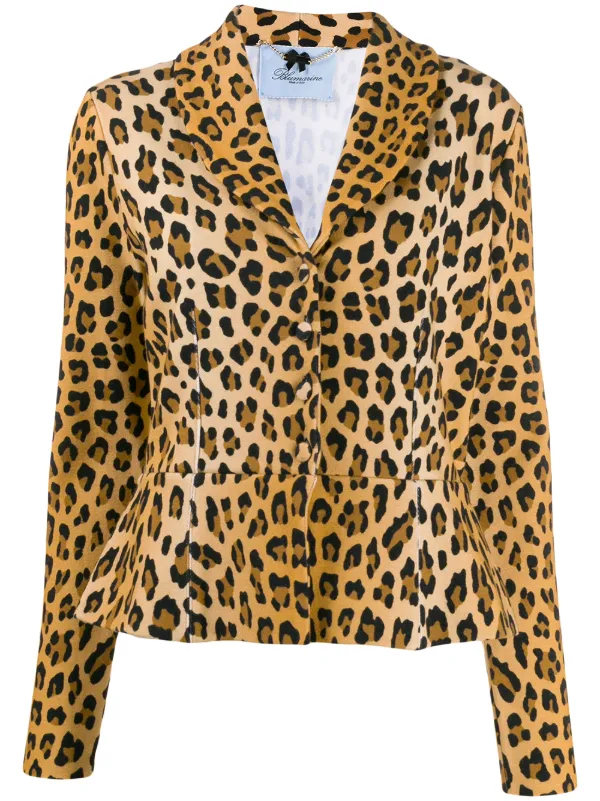 Leopard print blazer next Clearance