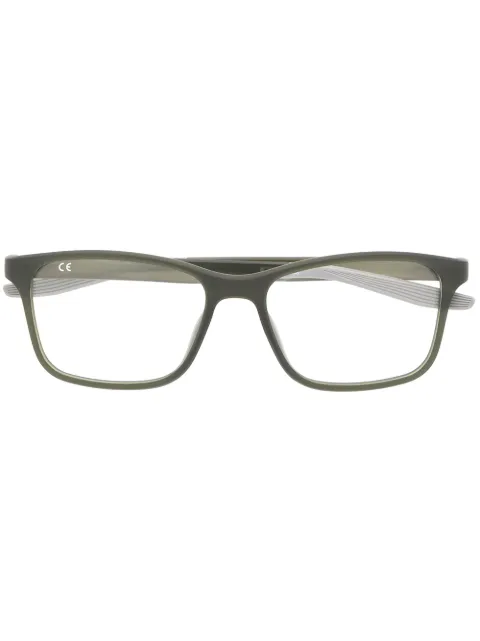 Nike matte-finish square-frame glasses
