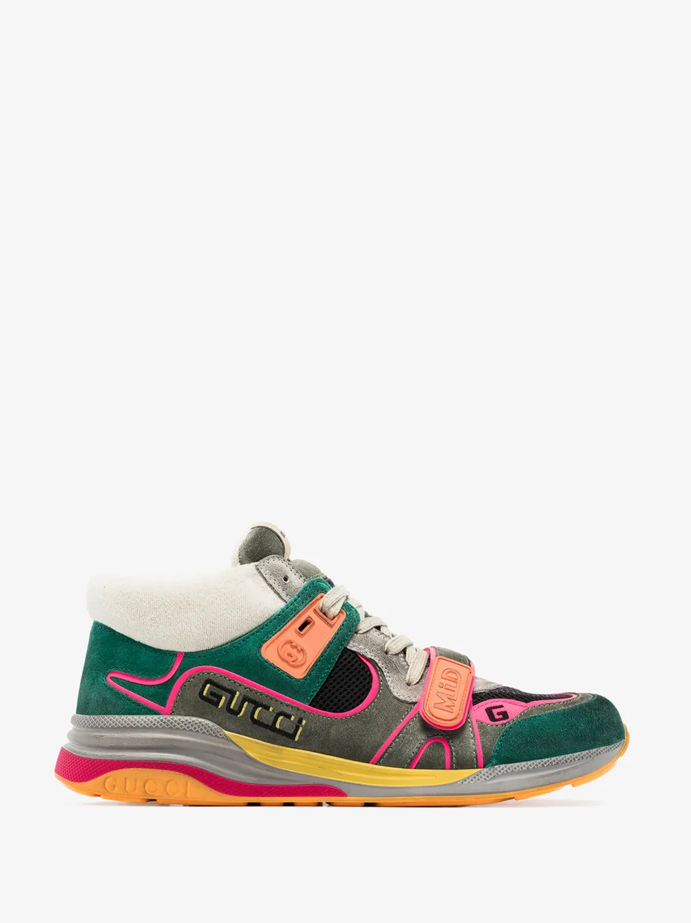 GUCCI GUCCI MULTICOLOURED ULTRAPACE MID TOP SNEAKERS,5981320PVZ014593680