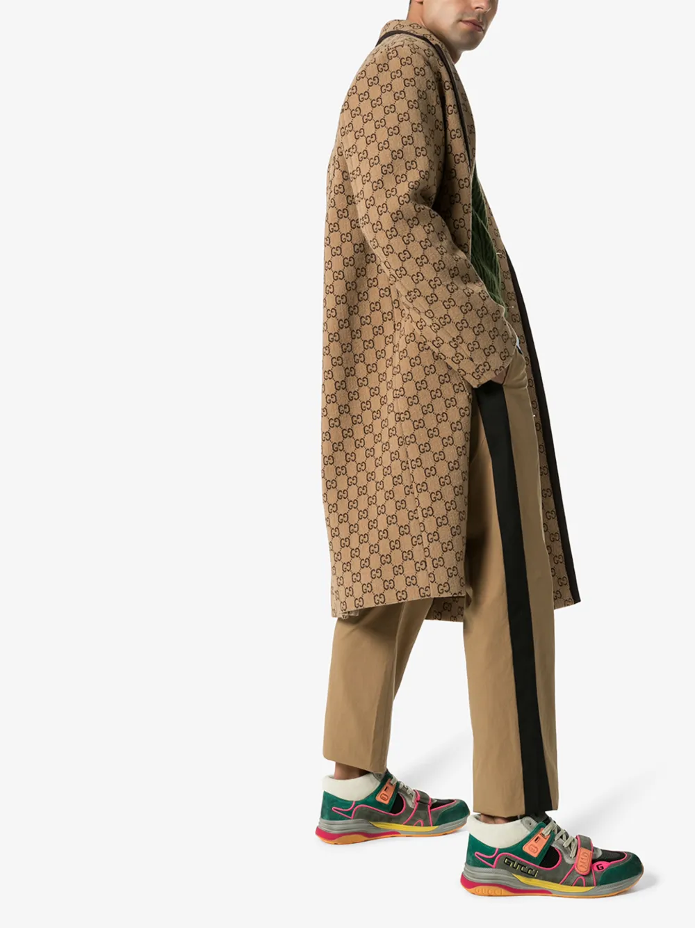 GUCCI GUCCI MULTICOLOURED ULTRAPACE MID TOP SNEAKERS,5981320PVZ014593680