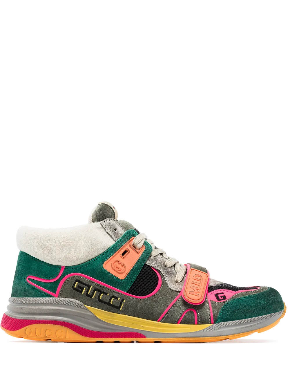 GUCCI ULTRAPACE MID TOP SNEAKERS