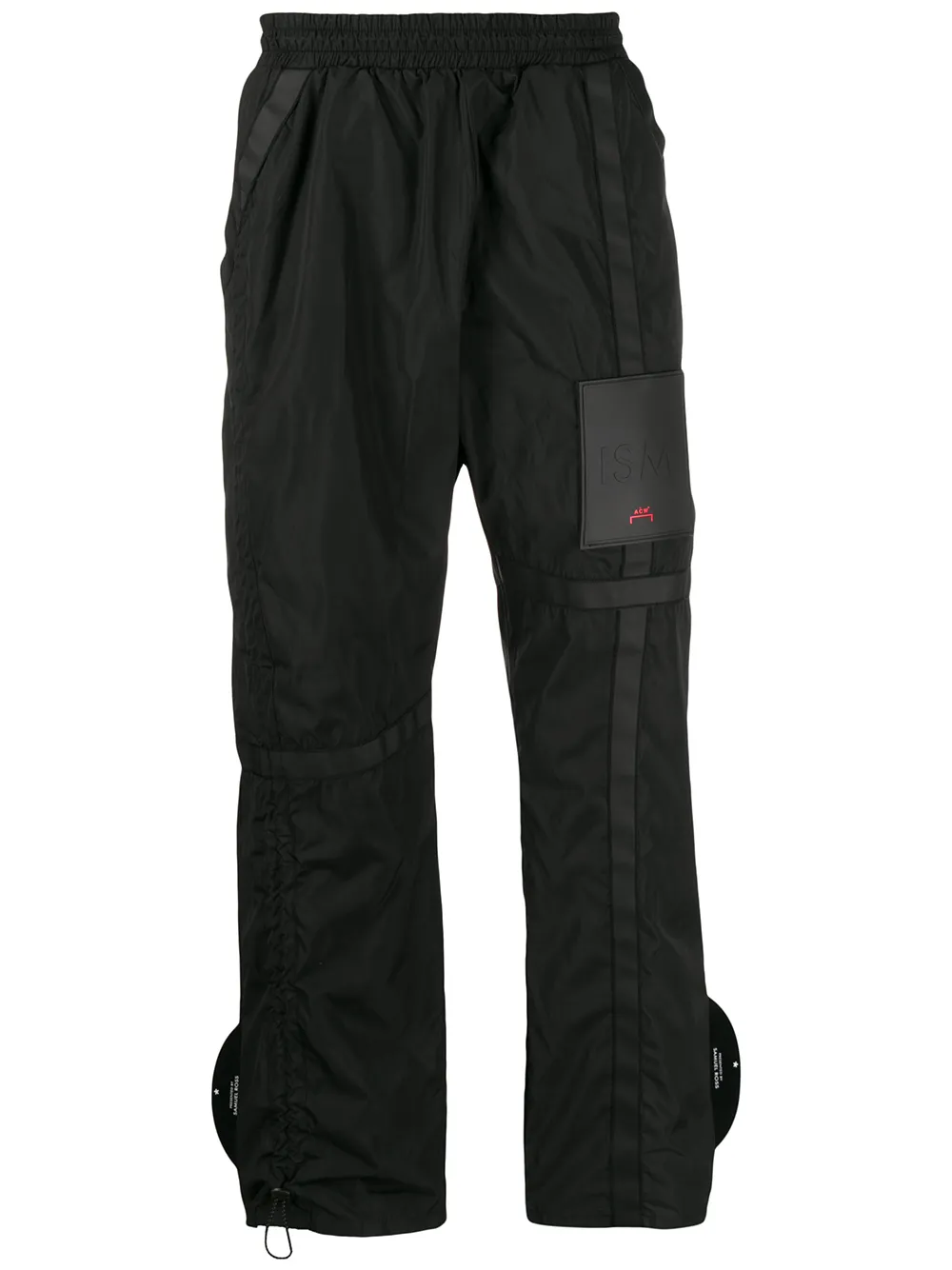 A-COLD-WALL* logo patch trousers - Black