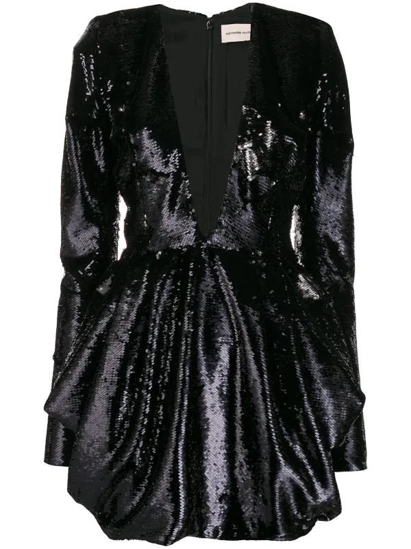 alexandre vauthier sequin dress