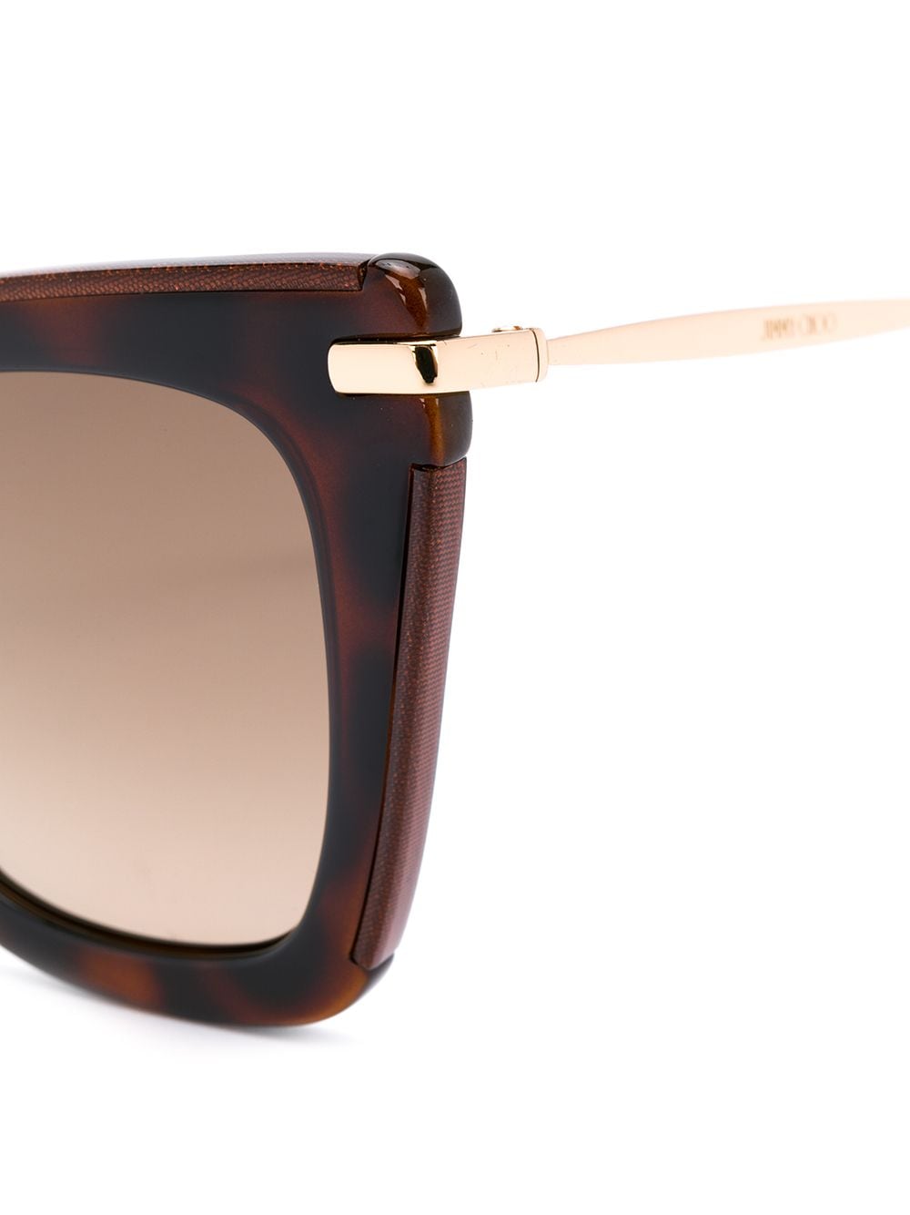 Shop Jimmy Choo Ciagras Oversized Sunglasses In Brown