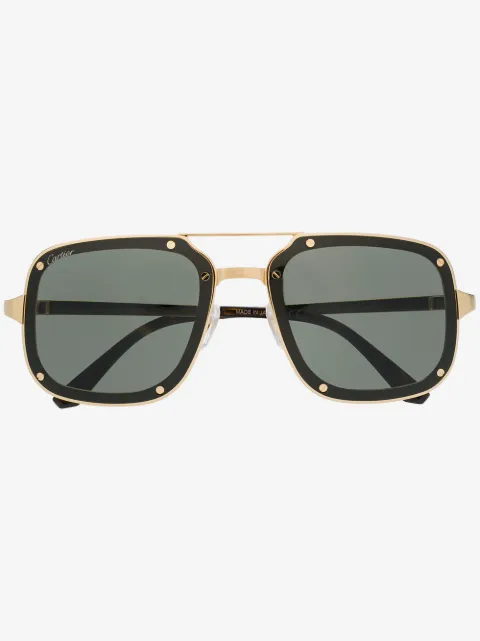 Cartier Eyewear Santos de Cartier square-frame sunglasses