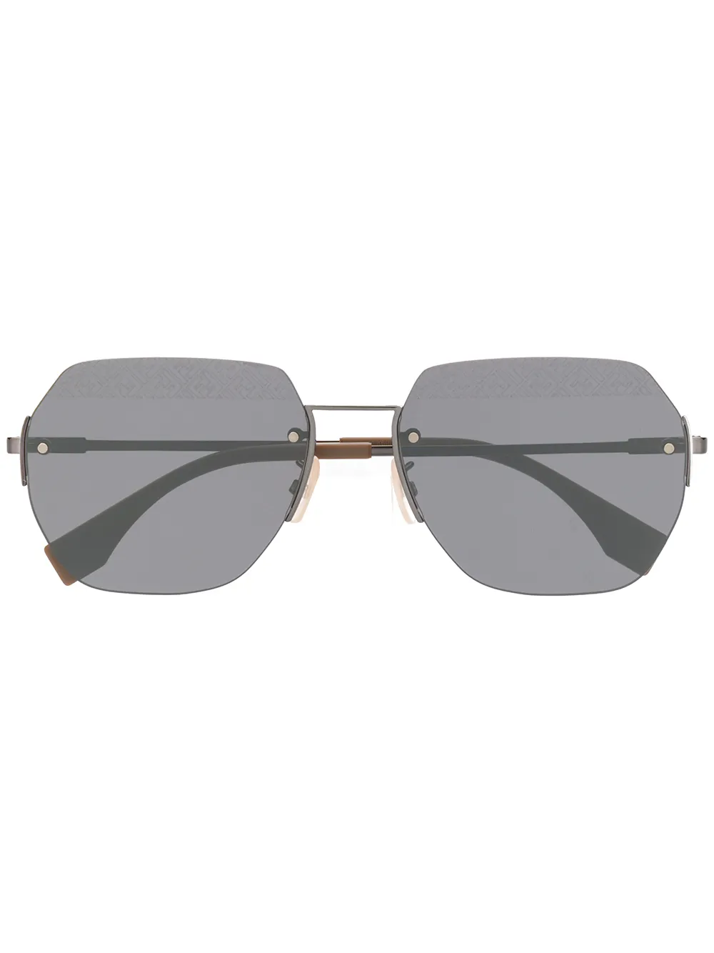 fendi rimless sunglasses