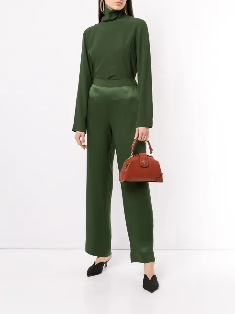 BOUGUESSA CREPE TURTLENECK TOP
