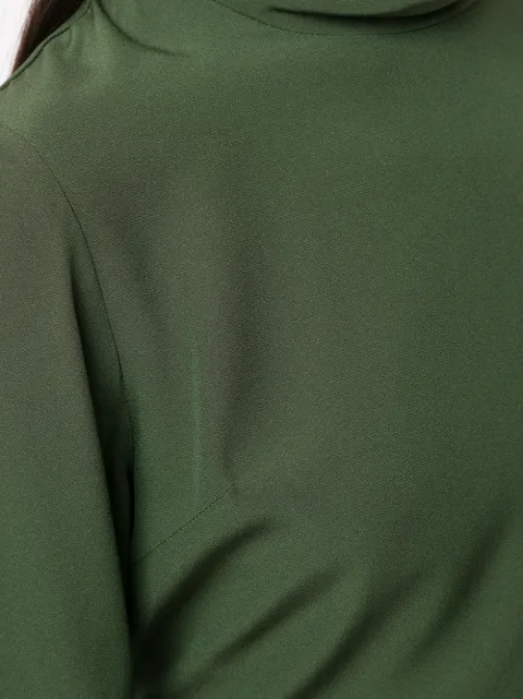 BOUGUESSA CREPE TURTLENECK TOP