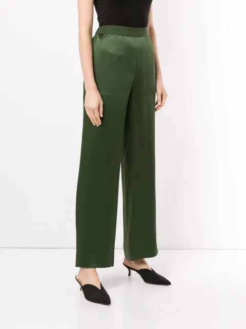 BOUGUESSA CREPE STRAIGHT LEG TROUSERS