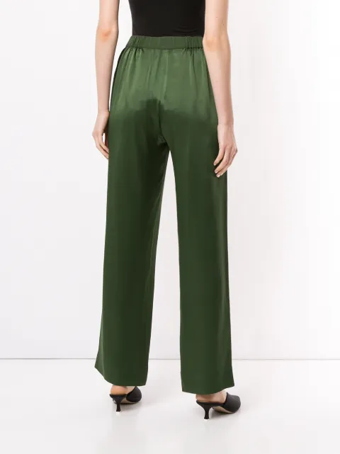 BOUGUESSA CREPE STRAIGHT LEG TROUSERS